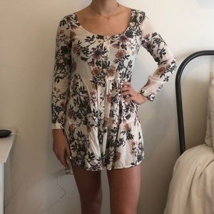 Kendall and Kylie Floral Babydoll Dress